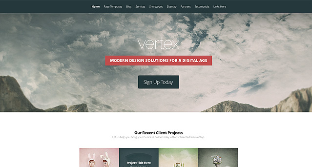 Vertex WordPress Theme | 한국워드프레스랩